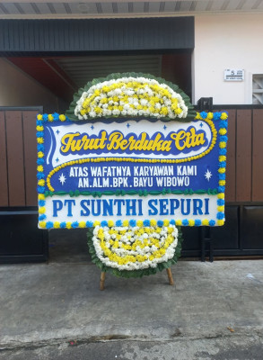 Papan Bunga Duka di Kadakajaya